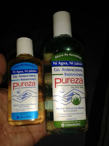 Gel Antibacterial Pureza.