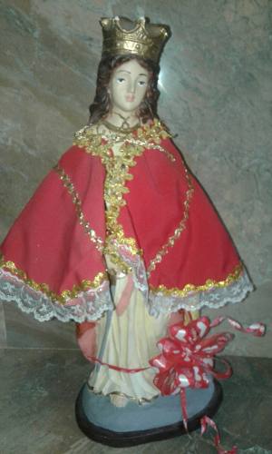 Imagen Religiosa De Santa Barbara En Ceramica