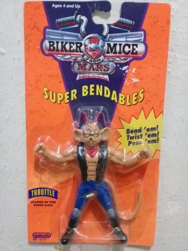 Muñeco Coleccion Biker Mice (motoratones) 12cm Original