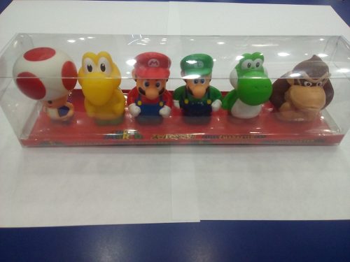 Muñecos De Mario Bross Set 6x1, Somos Tienda Física