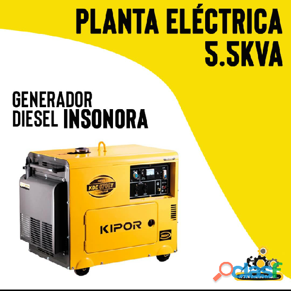 Planta Eléctrica Insonora Diesel 6700/5.5 Kva