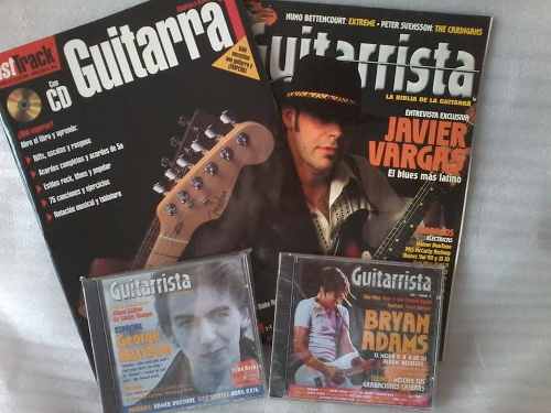 Revistas Rock Con Sus Cd -guitarra Total Guitarristas