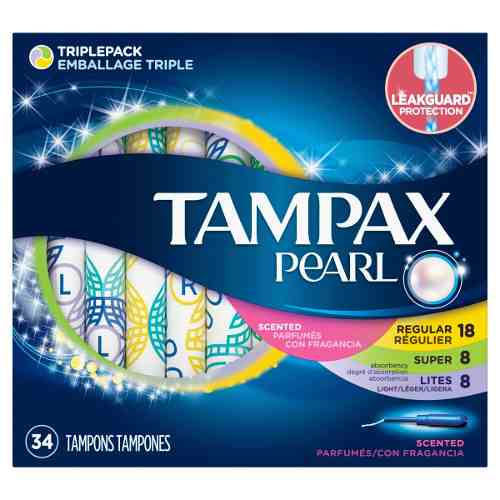 Tampones Tampax Triple Pack 34 Unidades