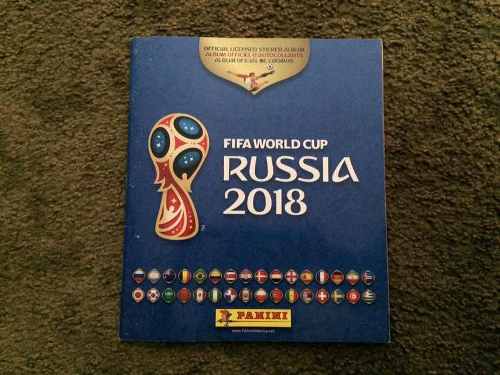 Album Panini Mundial Russia  Incompleto