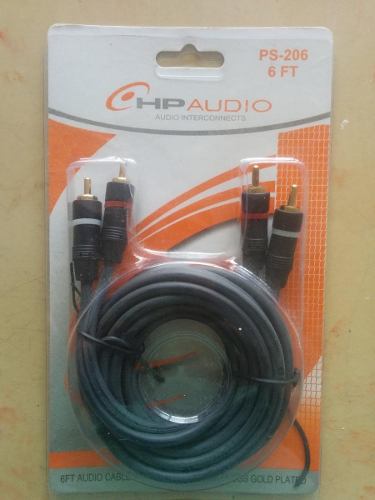 Cables Rca Para Audio Carro Sonido Planta