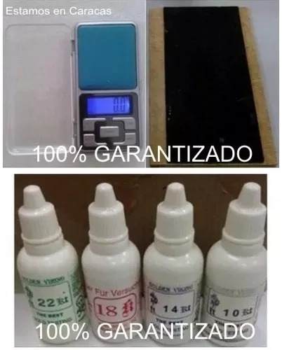 Kit Para Probar Oro Y Plata