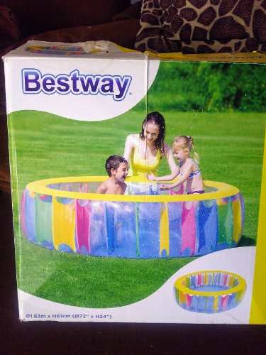 Combo Piscina Bestway Y Bomba De Aire Sidewinder