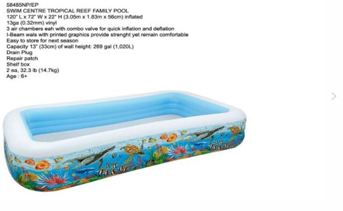 Ecology Piscina Intex 3.6 Mts 2mil Litros