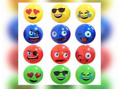 Pelotas Inflable De Emoji Con Olor