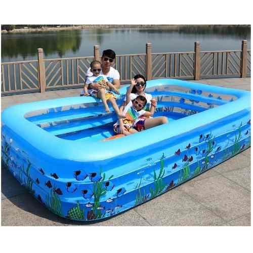 Piscina Inflable Intex 2x3 80cm Alto Triple Aro, Como Nueva