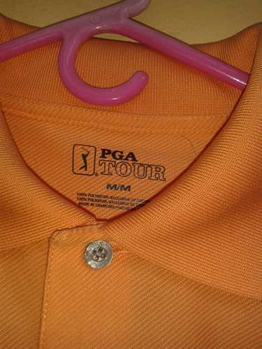Chemice Golf Pga Tour Tallam Naranja Claro Polyester Cambodi