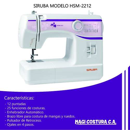 Maquina De Coser Siruba Hsm-