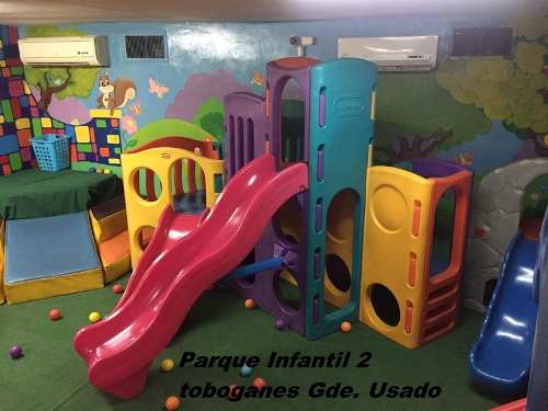 Parque Infantil Litlle Tikes 2 Toboganes Rosados Gde