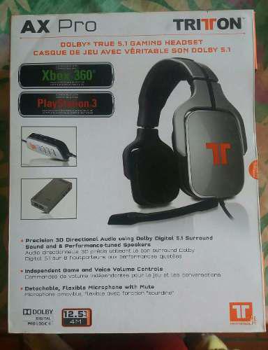 Audífono Gaming Tritton Ax Pro Dolly 5.1 Adaptador Xbox One