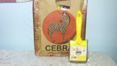 Brochas Cebra, Amarilla Hogar, De 2 1/2 / 3 Y. 4.