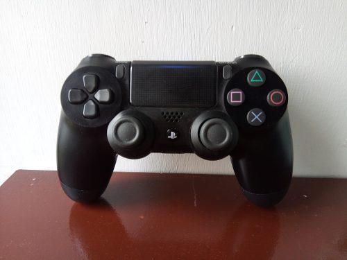 Control Ps4 Negro Usado En Perfecto Estado Con Luz Frontal