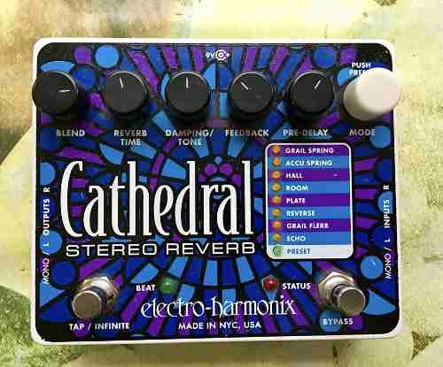 Ehx Electro Harmonix Cathedral Stereo Reverb Looper Guitar