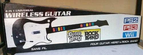 Guitarra Inalambrica Guitar Hero Rock Band Ps3, Ps2, Wii U