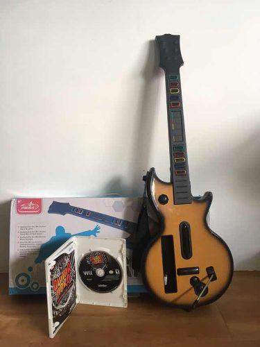 Guitarra Para Wii Con Guitar Hero Warriors Of Rock