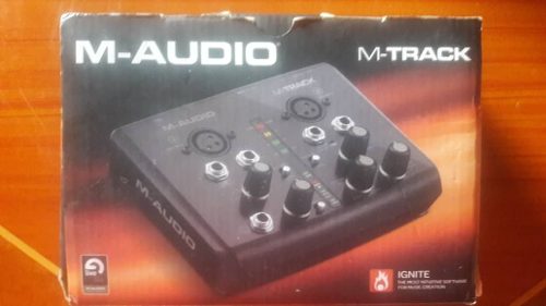 Interface M-audio M-track Nuevo (barato)