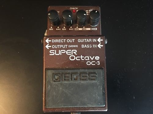 Pedal Para Guitarra O Bajo Octavador Boss Oc3