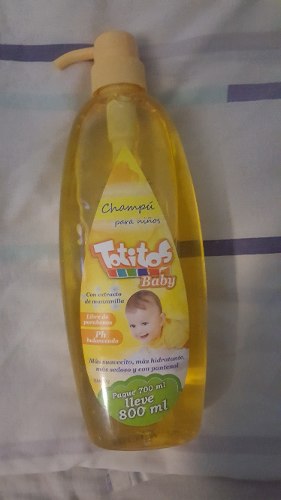 Shampoo Para Bebés Tokitos 800 Ml