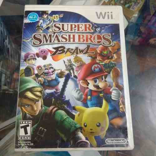 Super Smash Bros Brawl Original Como Nuevo. Nintendo Wii