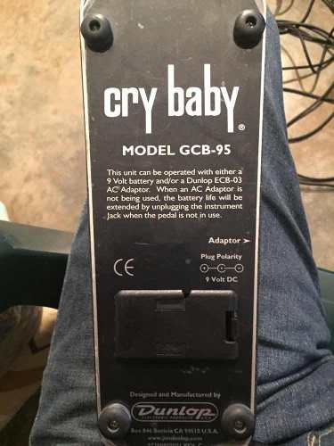 Wah Wah Dumlop Gcb-95 Cry Baby