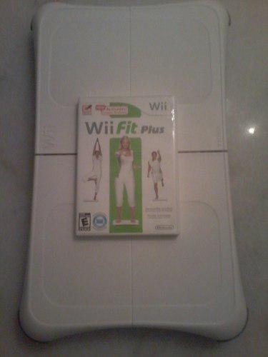 Wii Fit Plus Tabla Balance Board +juego Original