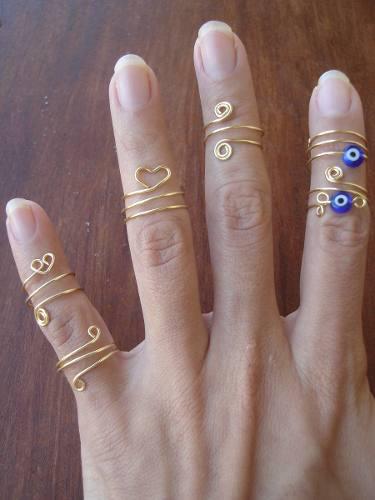 Anillos Falange, Midi Rings, Anillos Mitad De Dedo Al Mayor