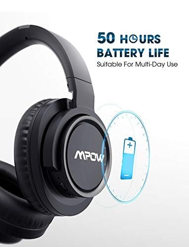 Audio Video Mpow Auricular Cancelacion Ruido Activo 50 Amz