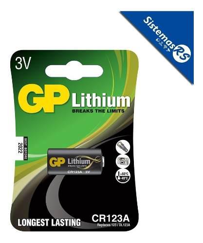 Bateria Pila Litio Cr123a Cr123 A 3v Gp Blister 1und