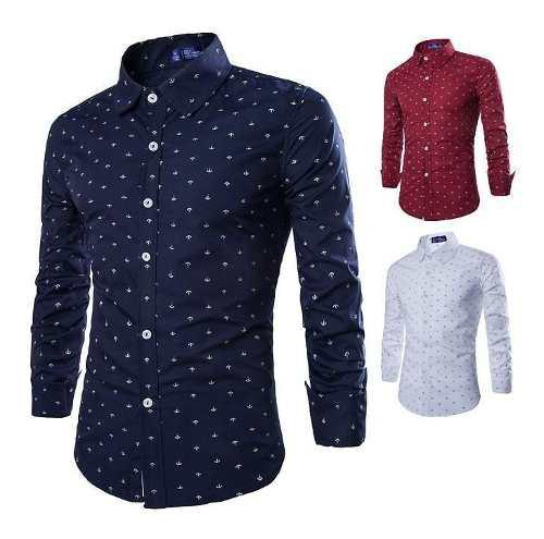 Camisa Para Caballero Moda Slimfit