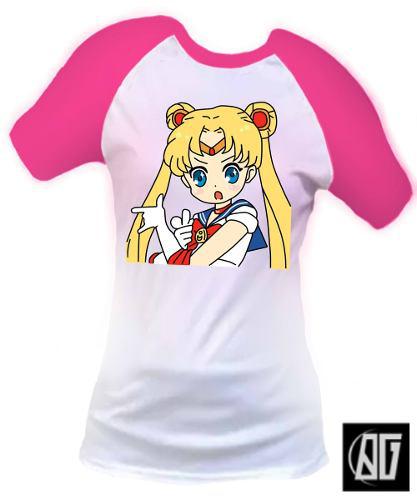 Camisas Estampadas Sailors Scout Sailor Moon Anime