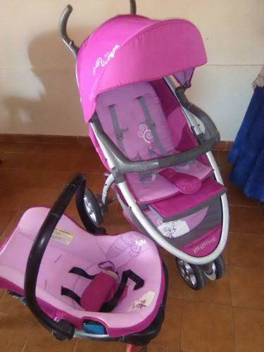 Coche Con Porta Bebé Marca Máster Kids