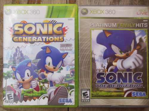 Combo Sonic Para Xbox 360 Juegos Originales