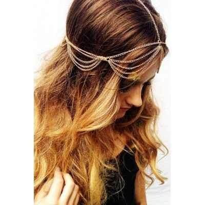 Headchain Cadenas Para El Cabello Head Chain Griegas