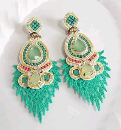 Hermosos Zarcillos Soutache Los Diseñamos A Su Gusto