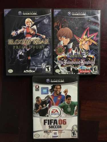 Juegos De Gamecube Bloody Roar / Yu Gi Oh / Fifa 06