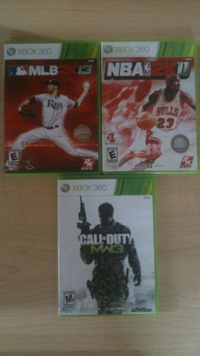 Juegos Originales Xbox 360 Usados Mlb Y Nba