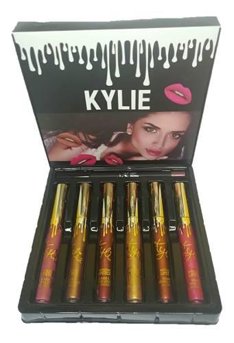 Kit Labial Liquido Delineador Metalizado Kylie