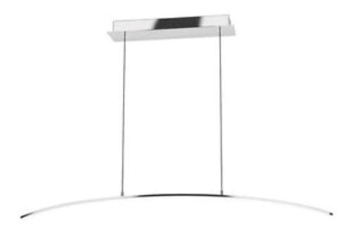 Lampara De Techo Colgante Mod Bridge C/luz Led Marca Venezzi