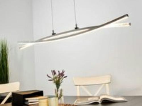 Lampara De Techo Colgante Moderna Doble Arco Marca Venezzi