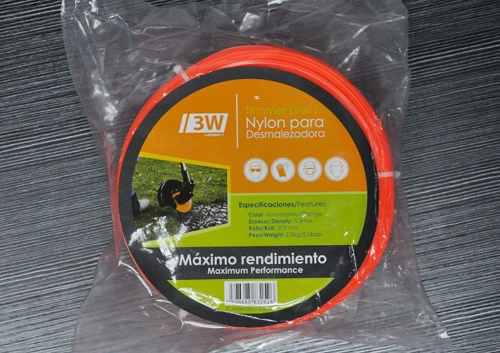 Nylon Desmalezadora Cuadrado 3.3mm 200 Mts Ya Disponible