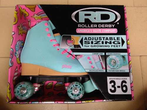 Patines (roller Derby) Para Niñas Talla (35 A La 39)