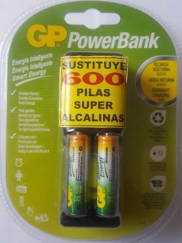Pilas Recargable Gp 2aa Y 3aaa Dos Pilas