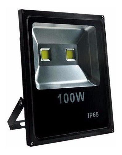 Reflector Led 100w Para Exteriores 6000k 110v Luz Fria Ip 65