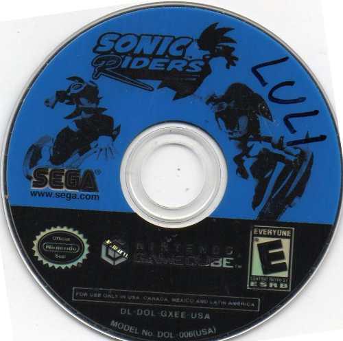 Sonic Riders. Gamecube Video Juego Original Usado M5