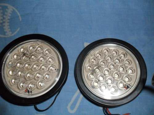 Stop Led Traseros Blancos Para Camion O Bus