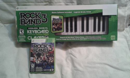 Teclado Para Xbox 360 Rock Band Y Juego